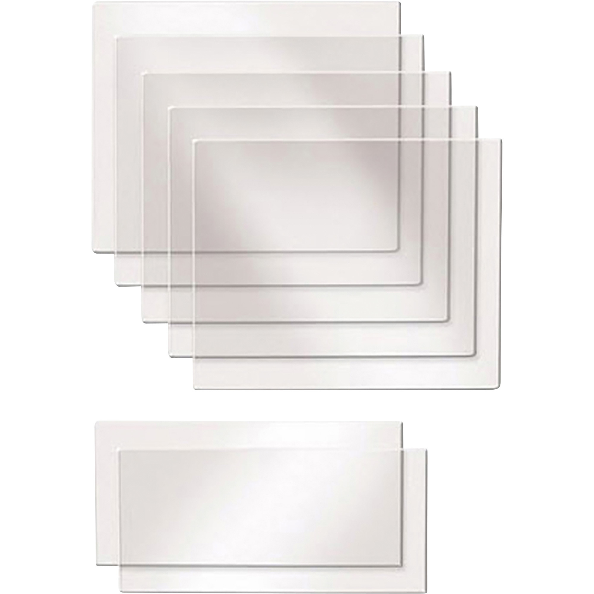Hobart Replacement Welding Helmet Protective Lens Kit — 7Pcs., Clear
